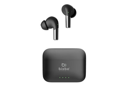 Bixbe Earbud, Fast Charge, Low Latency,IPX4,V5.3 Bluetooth Earbuds,TWS Ear Buds Wiress Earphones with Mic (Black)
