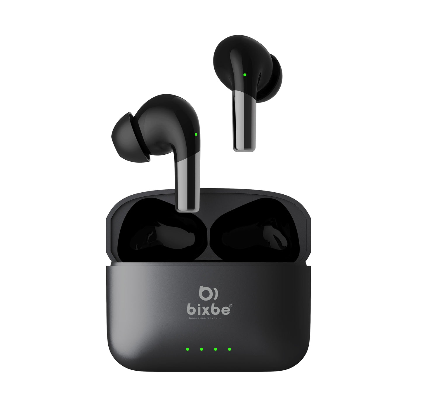 Bixbe Earbud, Fast Charge, Low Latency,IPX4,V5.3 Bluetooth Earbuds,TWS Ear Buds Wiress Earphones with Mic (Black)